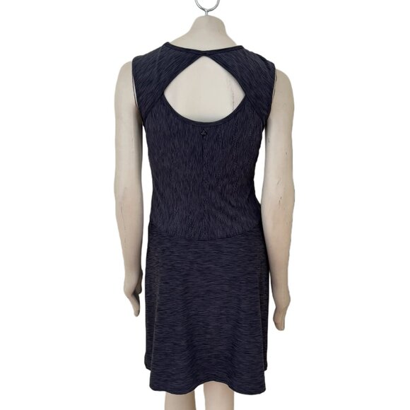 PRANA Performance Stretch Dress in Dark Gray Space Dye SZ M - Picture 6 of 9